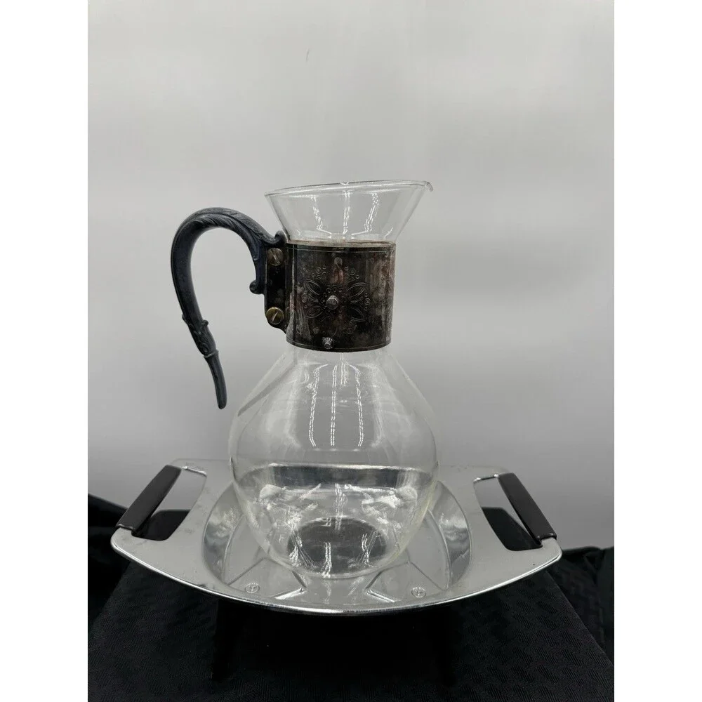 Vintage Corning Wear Royal Buffet Casserole Warming Stand & Tea-light Holder